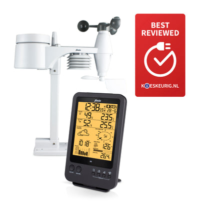 Alecto WS-4700 - Professional weather station with wireless sensor, black