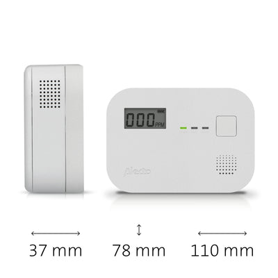 Alecto COA3910 - Carbon monoxide alarm with 10 year sensor runtime and display