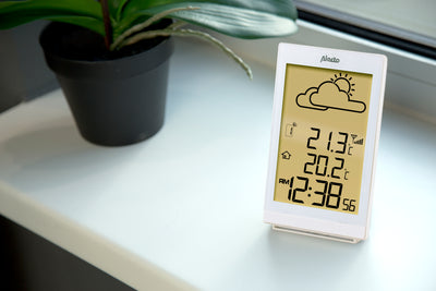 Alecto WS-2200WT - Weather station with wireless sensor, white