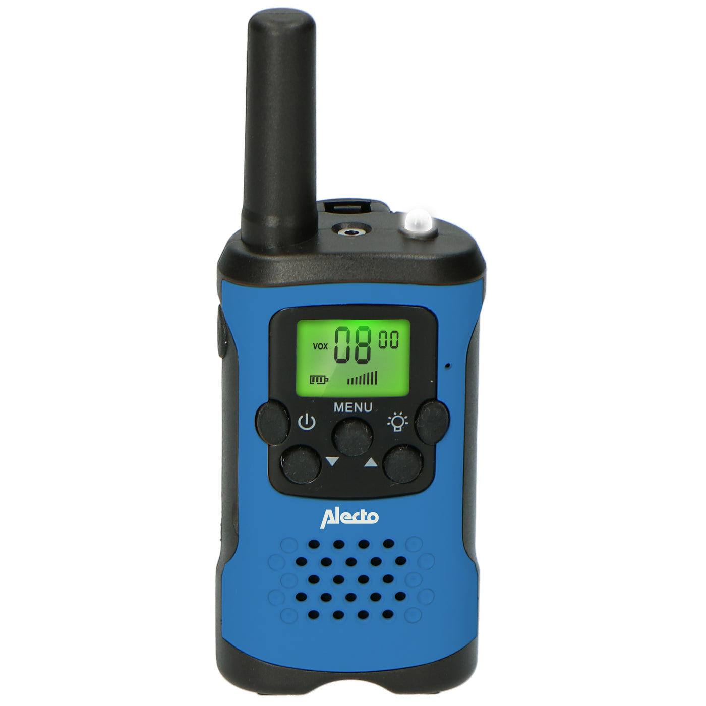 Alecto FR-115BW - Set of two Two-Way radios for children, range up to 7 kilometers, blue/black