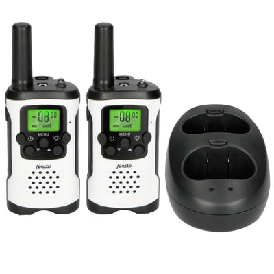 Alecto FR-175 - Set of two Two-Way radios, 7 km range, white/black