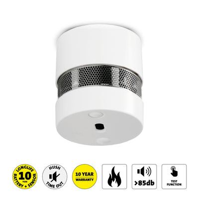 Alecto SA-201 - Mini smoke detector with 10 year battery and sensor runtime