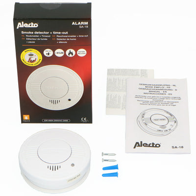 Alecto SA-18 - Smoke detector, white