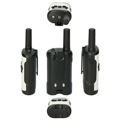 Alecto FR-175 - Set of two Two-Way radios, 7 km range, white/black