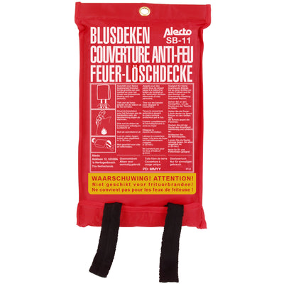 Alecto SB-11 - Fire blanket 100 x 100 cm