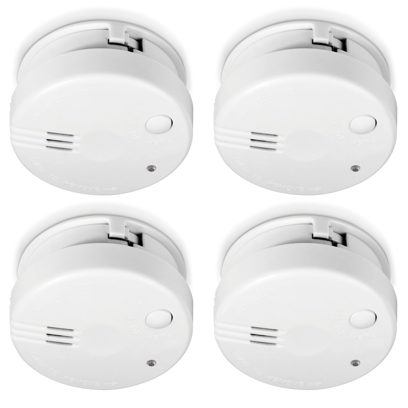 Alecto SA-100 4-PACK - Mini smoke detector with 5 year battery, 4 pack