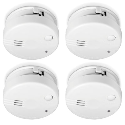 Alecto SA-100 4-PACK - Mini smoke detector with 5 year battery, 4 pack