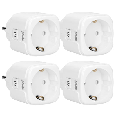 Alecto SMART-PLUG10 - Smart Wi-Fi plug, 16A, 3680W, 4 pack