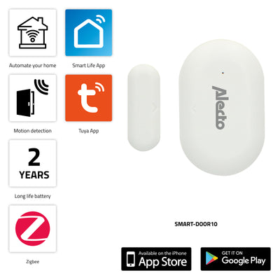 Alecto SMART-DOOR10 - Smart Zigbee door/window contact sensor