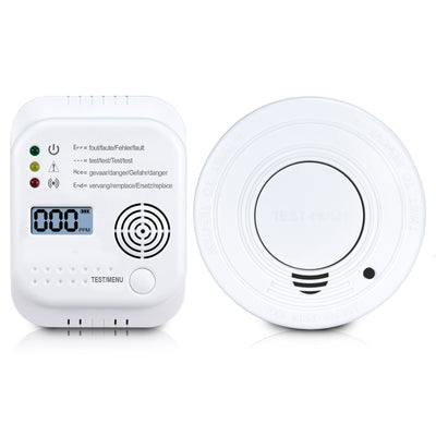 Alecto SCA-02 - Set of smoke detector and carbon monoxide detector, white