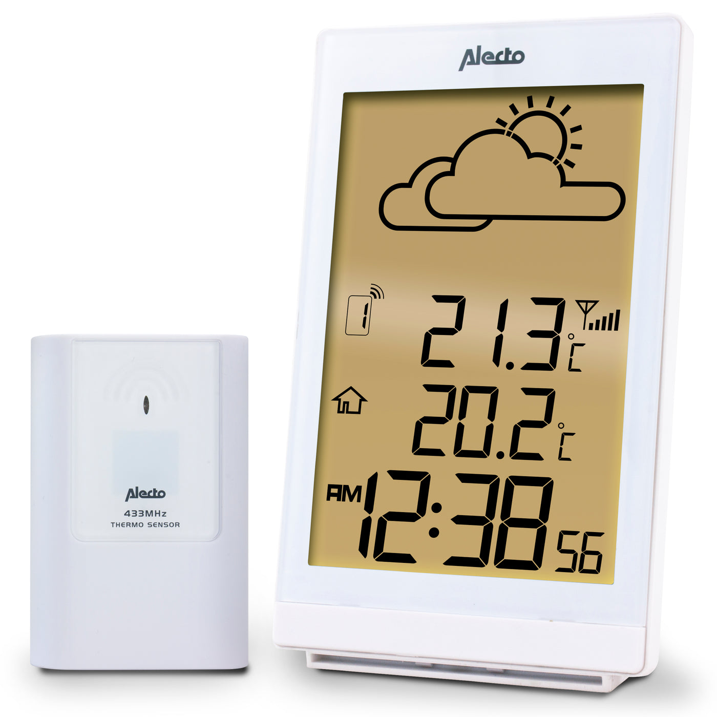 Alecto WS-2200WT - Weather station with wireless sensor, white