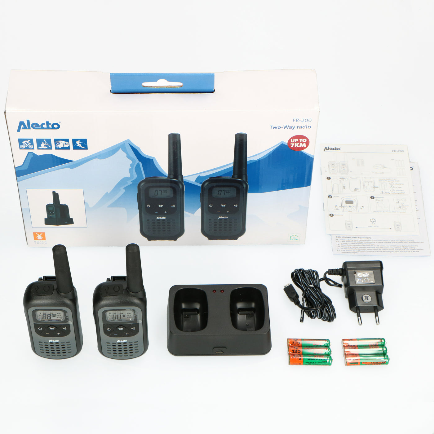 Alecto FR-200 - Set of two Two-Way radios for children