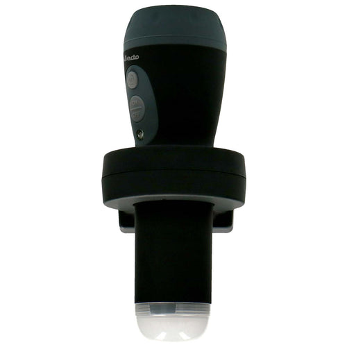 Alecto ATL-110ZT - Rechargeable LED flashlight / automatic LED night light, black