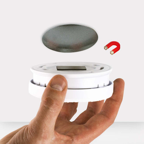 Alecto MK-2 - Magnetic mounting kit for smoke detectors and carbon monoxide alarms