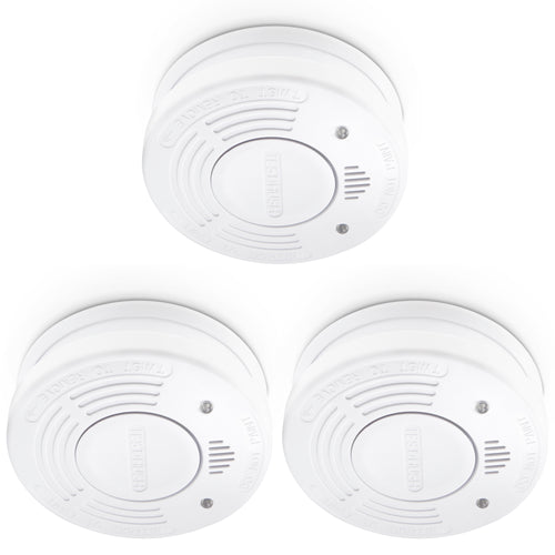 Alecto SA-110 TRIPLE - Smoke detector with 10 year battery and sensor runtime, 3 pack