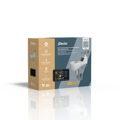 Alecto WS5100 - Professioneel 6-in-1 Wi-Fi weerstation met gratis SmartLife App