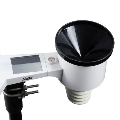 Alecto WS-5500 - Professional 8 in 1 wi-fi weather station with app and wireless outdoor sensor, black