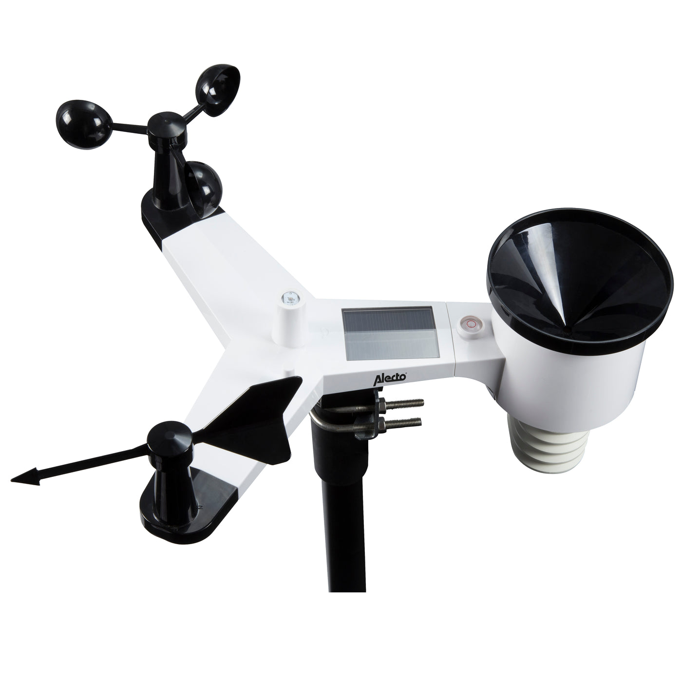 Alecto WS-5500 - Professional 8 in 1 wi-fi weather station with app and wireless outdoor sensor, black