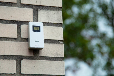 Alecto WS-1560 - Weather station with wireless sensor, bamboo