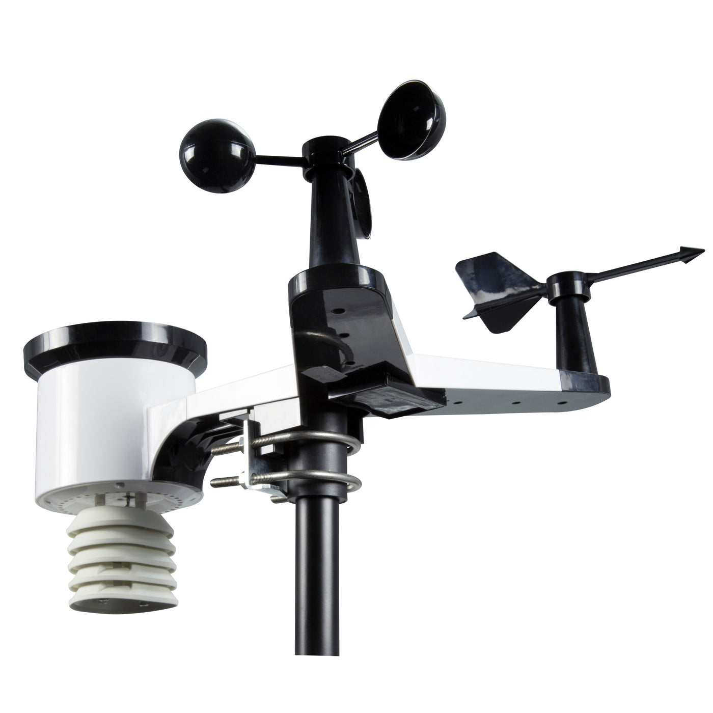 Alecto WS-5500 - Professional 8 in 1 wi-fi weather station with app and wireless outdoor sensor, black
