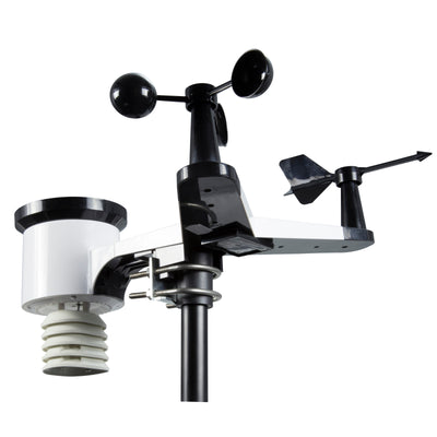 Alecto WS-5500 - Professional 8 in 1 wi-fi weather station with app and wireless outdoor sensor, black