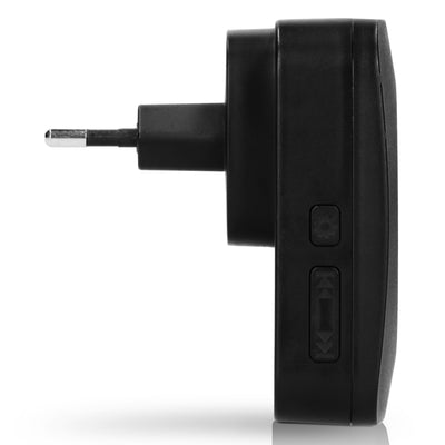 Alecto ADB30ZT - Self-powered wireless doorbell, black