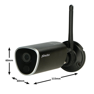 Alecto DVC216IP - Outdoor Wi-Fi camera - Black