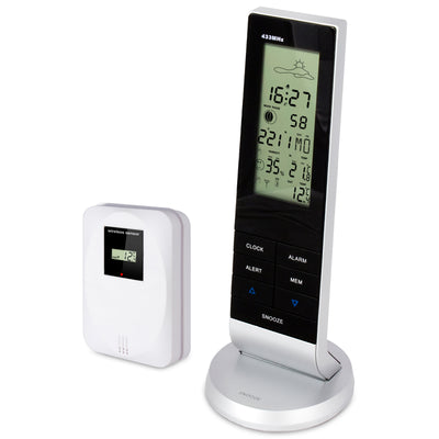 Alecto WS-1150 - Weather station with wireless sensor, black/silver