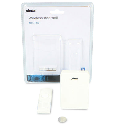 Alecto ADB-11WT - Wireless doorbell, white