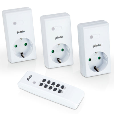 Alecto AR-03 - Set of 3 remote controlled mains sockets