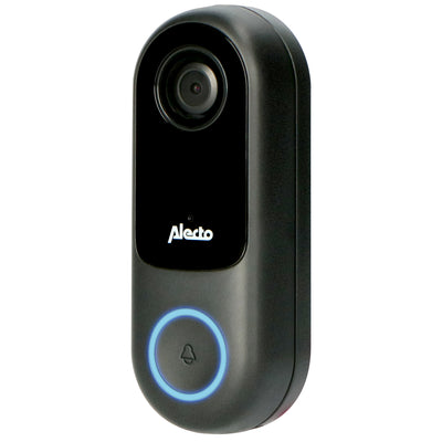 Alecto SMART-RING20 - Smart Wi-Fi doorbell with camera, suitable for home automation, black