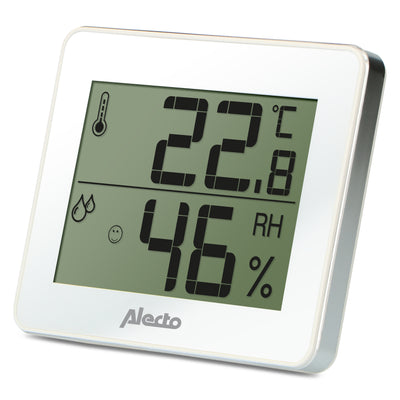 Alecto WS-55 - Thermometer / hygrometer, white/silver