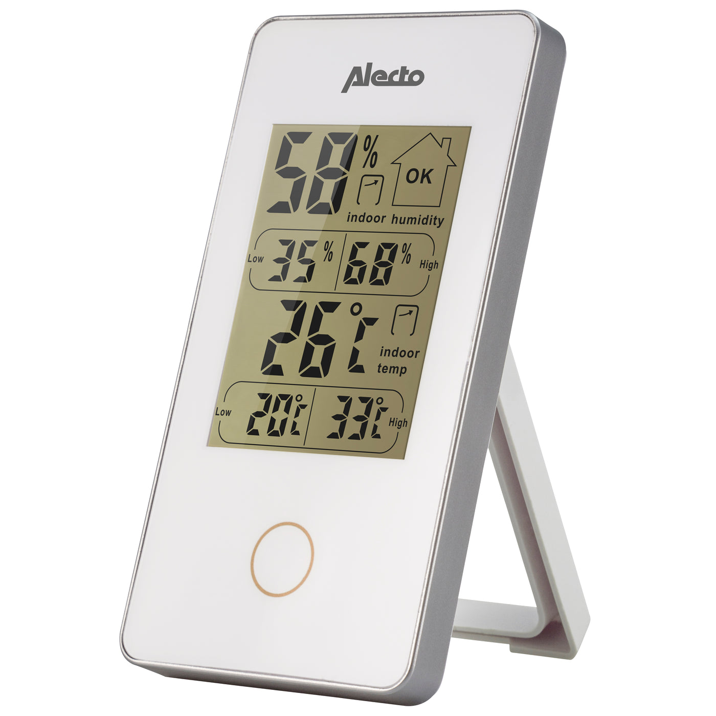 Alecto WS-75 - Digital indoor thermometer, white