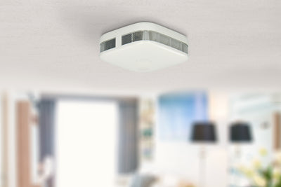 Alecto SA50 - Smoke detector with compact design - with 10 year battery and warranty