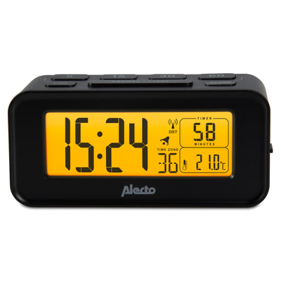 Alecto AK-40 - Digital alarm clock, preset timer, temperature