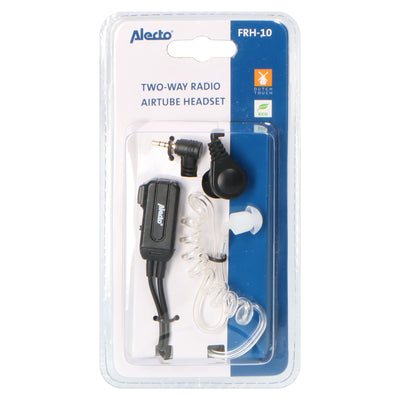 Alecto FRH-10 - Airtube headset Two-Way radio, black