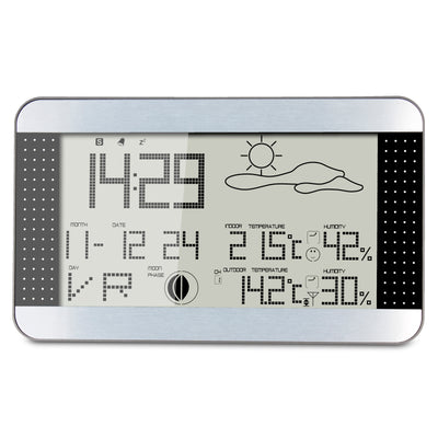 Alecto WS-1700 - Weather station with wireless sensor, silver
