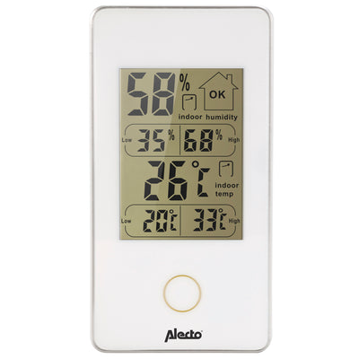 Alecto WS-75 - Digital indoor thermometer, white