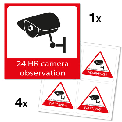 Alecto AWS-05 - Window stickers camera surveillance, 5x