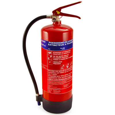 Alecto ABP-6 - Fire extinguisher powder 6 kilogram