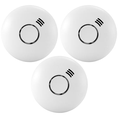 Alecto SA-43 - Wireless connectable smoke + heat detector, 3 pack